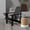 Black + Wood, variant on Natural Wooden Garden Bench, Semicircular Round Outdoor Tree Bench, Wrap Around Park Bench for Yard Patio Deck Lawn, Space Saving Bench for Small Outdoor Areas
