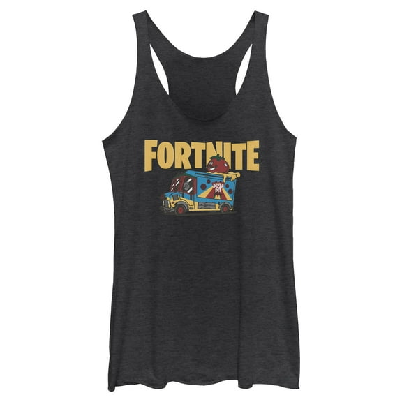 Womens Fortnite Uncle Pete's Pizza Pit Racerback Tank