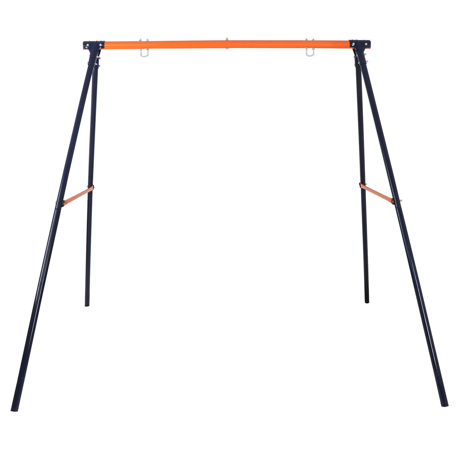 Details about   Weatherproof MAX 220 LBs Kids Adults Powder Coated Steel Swing Set Frame Stand 