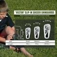 thumbnail image 4 of Vizari Slip-In Soccer Shin Guards for Youth and Adults | Lightweight Shin Pads for Men and Women - White, M, 4 of 4