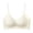 White, variant on Women’s Shiny Sparkle Thin Strap Deep V Seamless Bra Nylon Spandex Wire Free Large Molded Pads Soft Light Support Invisible Layering Comfort Bralette for Daily Dress Casual Wear