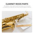 thumbnail image 3 of KAKOWELY Clarinet Reeds 10PCS Thinner Clarinet Reeds Clarinet Instrument Parts Clarinet Accessories2.76"X0.47"X0.12", 3 of 5