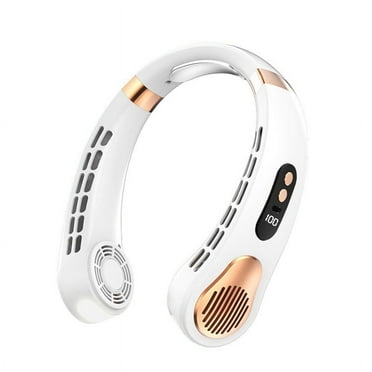 Portable Mini Hanging Neck Fan Power Ventilador Bladeless Neckband Fan Air Cooler USB Rechargeable Electri