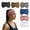 Grey/Navy/Brown/White/Pink/Black, variant on Headbands for Women, Non Silp Wide Hair Bands, Elastic Thick Head Bands, Stretchy Soft Sports Sweat Bands for Spa Workout Running Gym, Cotton Cloth Hair Accessories 6Pcs, Two Black/White/Gray