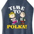 thumbnail image 3 of Peanuts - Time To Polka - Juniors High Neck Tank Top, 3 of 6