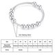 thumbnail image 1 of 925 Sterling Silver Anti Anxiety Ring For Women Men Fidget Rings For Anxiety Anxiety Ring With Beads Spinner Ring For Anxiety Spinning Ring, 1 of 2
