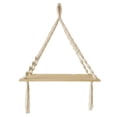 thumbnail image 2 of Estante de Macramé Triangular, Organizador de Almacenamiento, Estante de Exhibición, Estantes Flotantes, Arte de Pared, Decoración para hogar, Libros, Madera perfecl Estante de pared, 2 of 8
