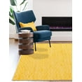 thumbnail image 6 of Unique Loom Chindi Chevron Collection Area Rug - Claire (10' x 14' 1" Rectangle Yellow/Ivory), 6 of 7
