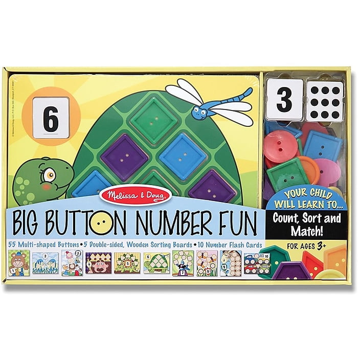 Children's Melissa & Doug Big Button Number Fun