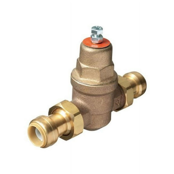 Sharkbite Water Pressure Regulating Valve 1/2 in. Less than 0.25 percent Bronze