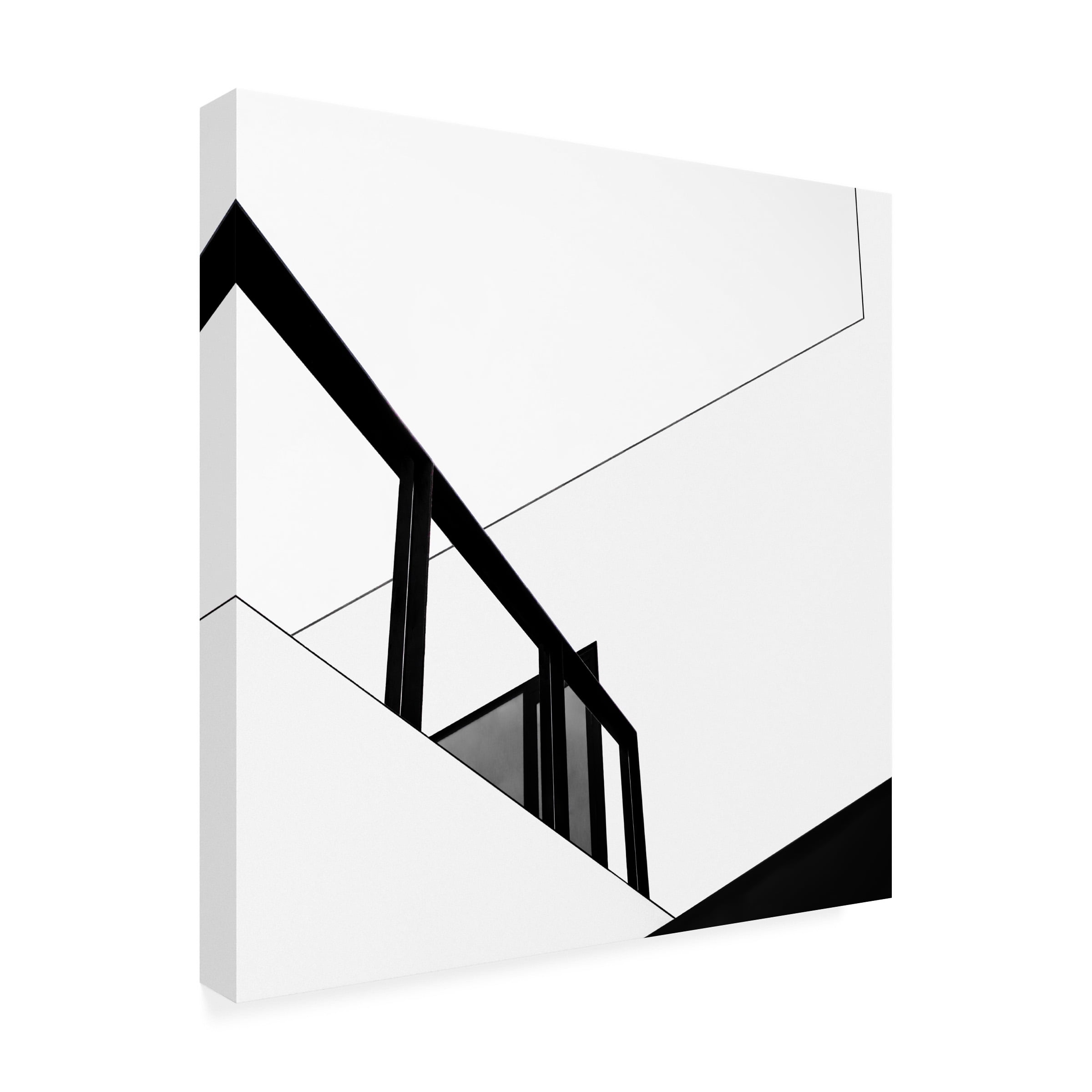 Gilbert Claes 'The Railing' Canvas Art