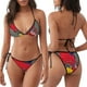 thumbnail image 3 of Fotbe Dinosaur Super Hero Cartoon Traje de Baño para Mujer de Dos Piezas – Bikini Sexy de Tirantes Tipo Halter con Diseño Triangular, 3 of 6