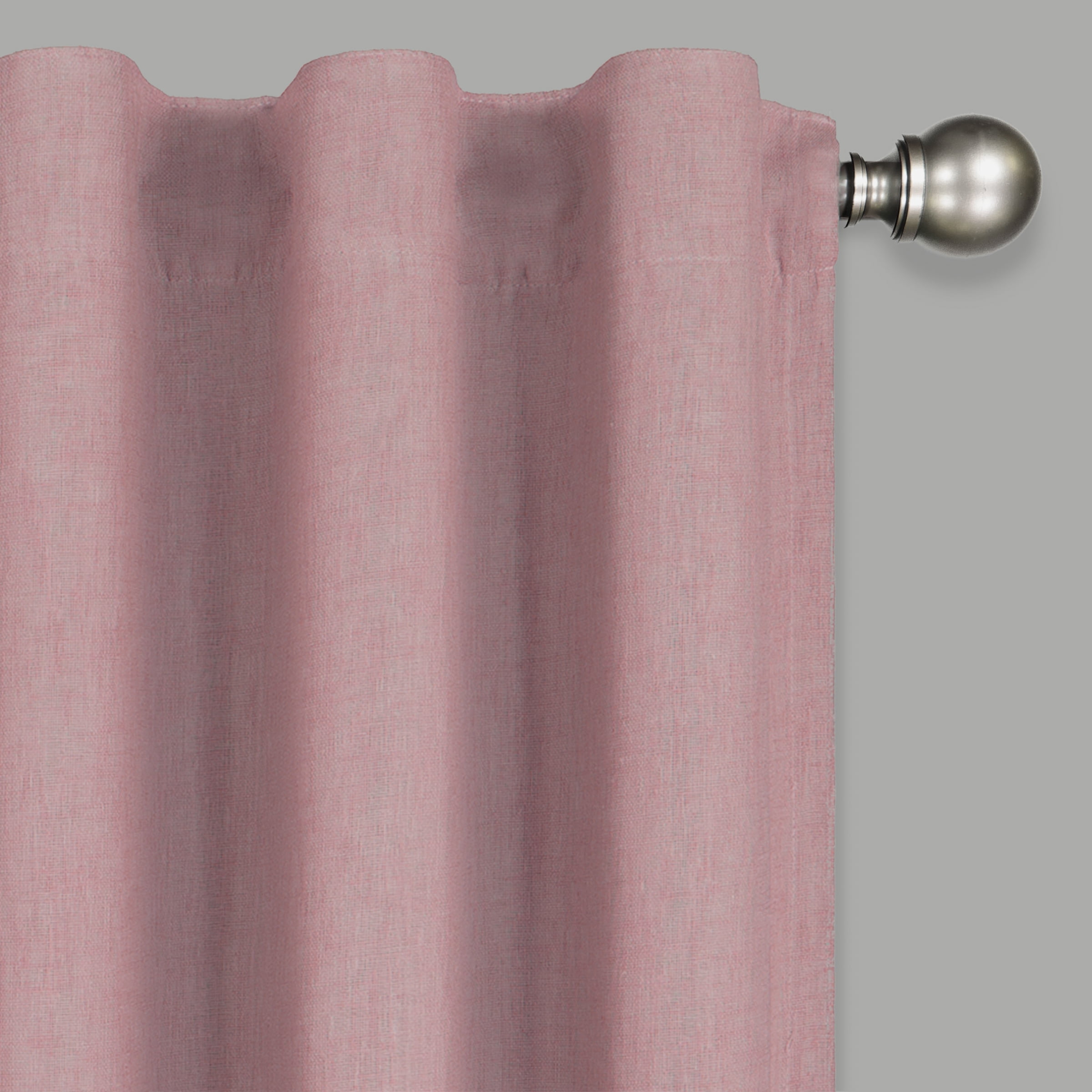 Eclipse Transitional Solid Print Rod Pocket 100% Blackout Curtain Panel, 50" x 63"