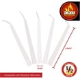 thumbnail image 4 of Ner Mitzvah, White Hannukkah Menorah Candles - Standard Size (88 Count), 4 of 4