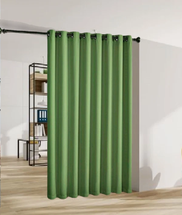 Gorgeous Home Linen Versatile K100 Lime Green Thermal Blackout Patio Door Window Grommet Curtain Extra Wide Room Divider 100" Wide X 84" Length 1Pc
