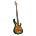 thumbnail image 2 of Bajo Eléctrico de 5 Cuerdas con Case Serie Unique BASS MASTER V-GR BABILON verde 40x10.8x116.5, 2 of 16
