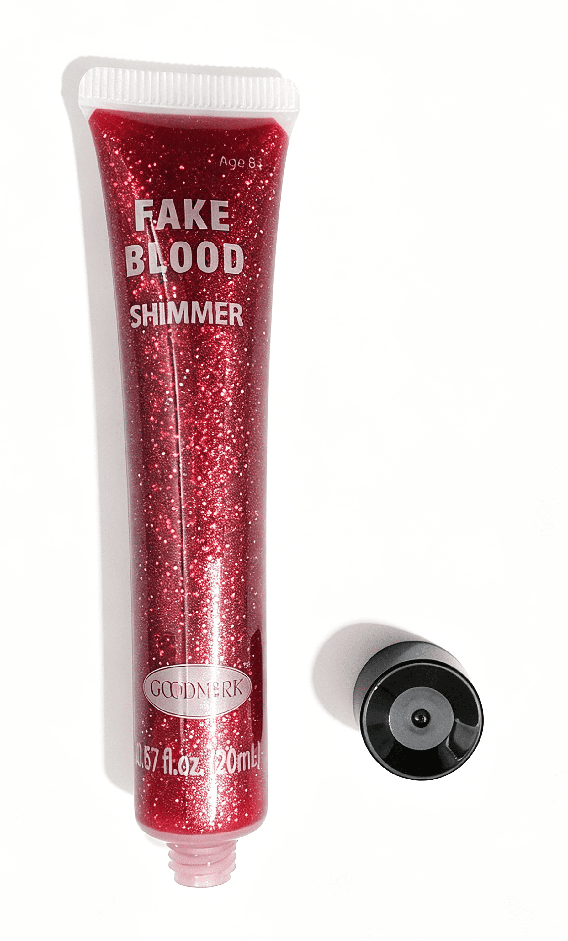 Fake Blood Shimmer, Red, 20mL, Halloween Make-Up for Adults by Goodmark