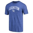 thumbnail image 2 of Men's Heathered Royal Kentucky Wildcats Hometown Arched City Tri-Blend T-Shirt, 2 of 3