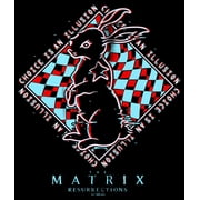 Men's The Matrix Resurrections Glitch Rabbit Graphic Tee Black Large
