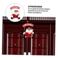 thumbnail image 3 of Placas navideñas para colgar en la puerta, colgadores para decorar, muñecos de peluche, decoración de chimenea, letrero de bienvenida para la puerta, corona de invierno, 3 of 5