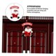 thumbnail image 2 of Christmas Name Plate Door Hanging Hangers to Decorate Plush Doll Fireplace Decor Welcome Door Sign Winter Wreath, 2 of 5