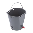 thumbnail image 4 of Cubo de alimentación de leche con 4 boquillas y válvulas de retención. Equipo de alimentación de plástico para ganado, 8 l. Para corderos., 4 of 14