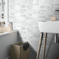 thumbnail image 3 of DEWOO 10 Sheets Peel and Stick Tile Backsplash, Stick on Wall Tiles, Self Adhesive Tile Sticker for Kitchen Backsplash and Bathroom(12"x12",White Marble), 3 of 13
