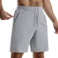 thumbnail image 1 of Men's 7 Inch Stretch Work Shorts - 4 Pockets Lightweight Polyester/Spandex - Casual/Beach - Zipper Fly, S-XXXL, 1 of 4