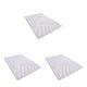thumbnail image 3 of Yuarrent Alfombra de baño duradera - Ahorro de espacio y fácil de limpiar Alfombra de baño antideslizante ecológica Antideslizante blanco Type1 NO1, 3 of 6