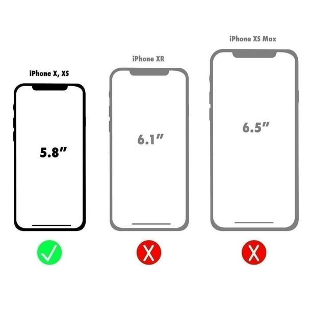 Michael Kors Saffiano Leather Folio Case for iPhone 8 & iPhone 7, Black
