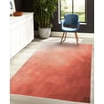 thumbnail image 4 of Modern Decorative Rug, Abstract Various Shades of Gradient Toned with Fragmented Effects Design, Quality Carpet for Bedroom Dorm and Living Room, 6 Sizes, Salmon Rose, by Ambesonne, 4 of 4
