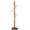 6 Angled Hooks, variant on Solid Wood Corner Hall Tree with Coat Hooks and Hanging Rod, Entryway Coat Rack with Storage Shelves, Freestanding Corner Organizer for Bedroom, Living Room and Home Storage