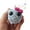 grey A, variant on Mini Hamster Knitted Keychain with Violin Cute Crochet Plush Toy Music Sad Violin Sound Handbag Backpack Decoration Small Gift 1Piece grey