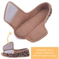 thumbnail image 3 of Diabetic Slippers for Women Memory Foam Arthritis Edema Adjustable Open Toe Swollen Feet House Shoes, LEOPARDBROWN 7, 3 of 7