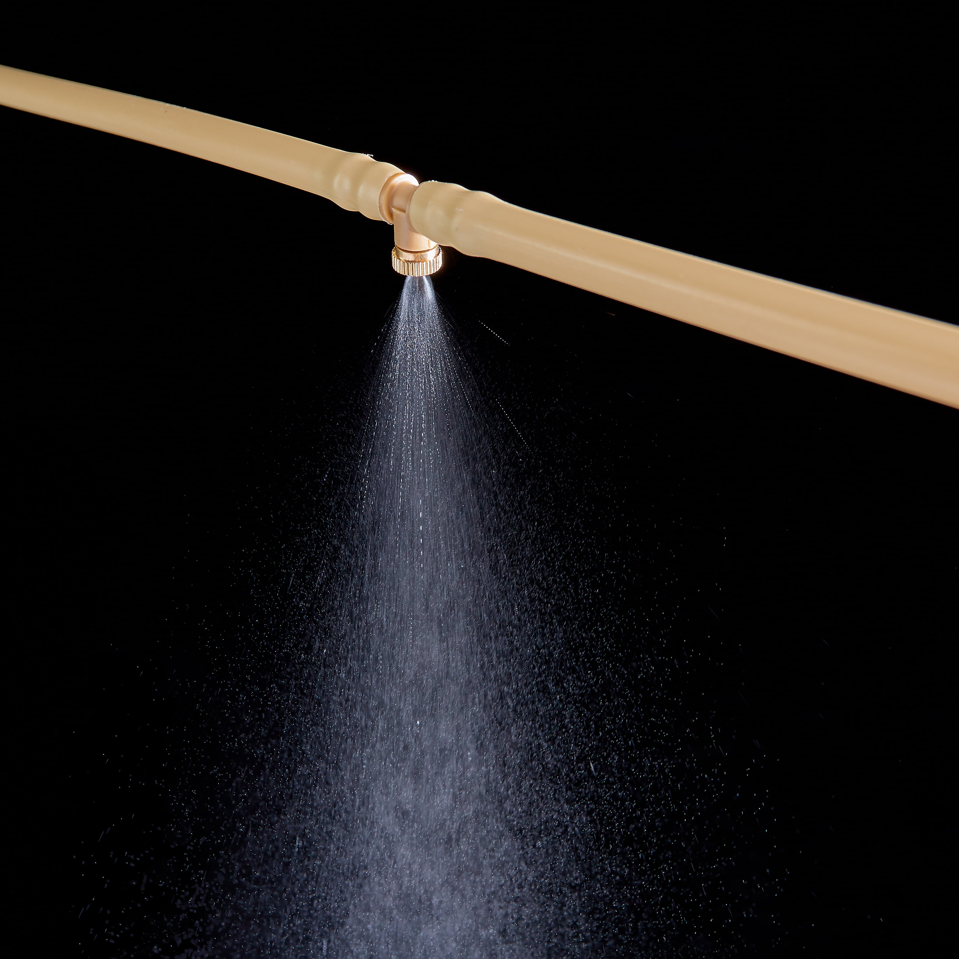 Orbit Portable Mist Water Cooling System, Beige, Durable Plastic Material, 12' Long
