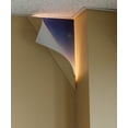 thumbnail image 4 of Home Concept "Big Reveal" LED Corner Light, 18" White Curved Metal, 3 Scenes, 4 of 8