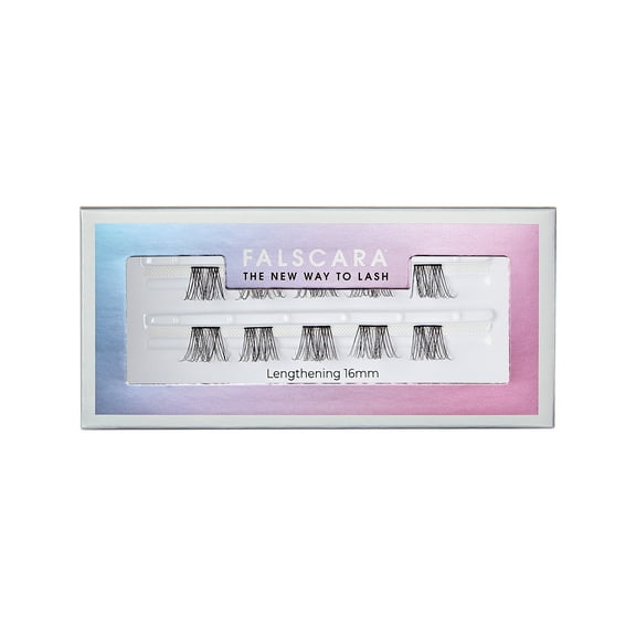 KISS Falscara Single Pack, Lash Clusters, Lengthening Wisps, 16 mm, 10 Wisps