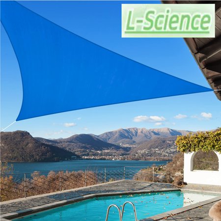 Sun Shade Sail Triangle UV Block Canopy Awning Shelter Fabric Cloth Screen for Outdoor Patio Garden Backyard