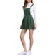 thumbnail image 4 of Vestido de tirantes ajustables para mujer INSPIRE CHIC con estampado de cuadros XL Verde Oscuro, 4 of 5