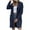 Navy, variant on Odeerbi Winter Knit Long Cardigan Sweaters For Women Plus Size Loose Sweater 2025 Fashion Checkered Color Matching Sweater Coat Olive Green