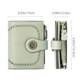 thumbnail image 4 of Sendefn Small Women Wallet Genuine Leather Bifold Purse RFID Blocking Card Holder, 4 of 7