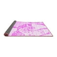 thumbnail image 2 of Ahgly Company Indoor Rectangle Abstract Pink Contemporary Area Rugs, 5' x 8', 2 of 4