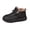 Black, variant on EKVAHL Women's Large-Size Thick-Soled Snow Boots with Thick Lining, Providing Warmth and Comfort, Anti-Slip and Wear-Resistant, Winter Insulation Boots for Cold Protection.