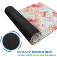 thumbnail image 6 of Long Mouse Pads for Desk,Pioneer Flower Floral Print Pattern Desk Mats on Top Of Desks, Desk Mouse Pad Extra Large with 3mm Non-Slip Base and Stitched Edge for Gaming,Office,Work,Home 47.3"x23.6", 6 of 6