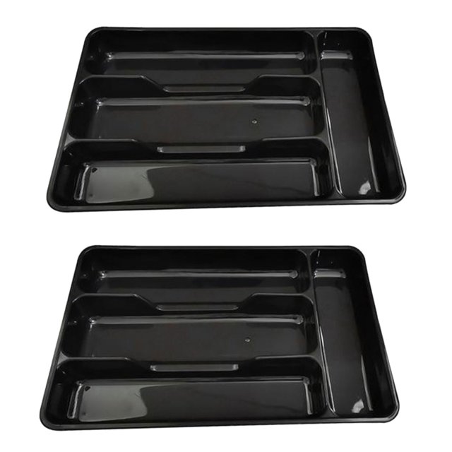 Flatware Storage Plastic Tray Kitchen Cutlery And Accessories Box Utensil Drawer Organizer Container Room Organization Holder