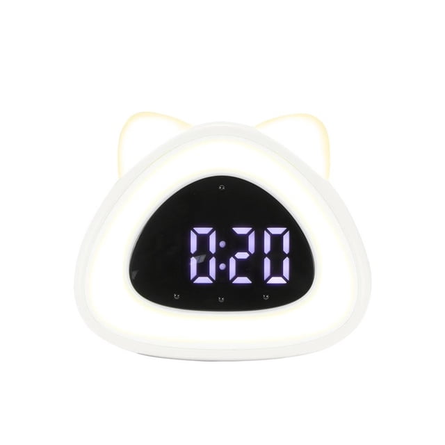 Toystoory Cat Wake-Up Termómetro Lámpara de reloj de noche con luz LED Decoración del hogar No.1 Toystoory HA026006-01