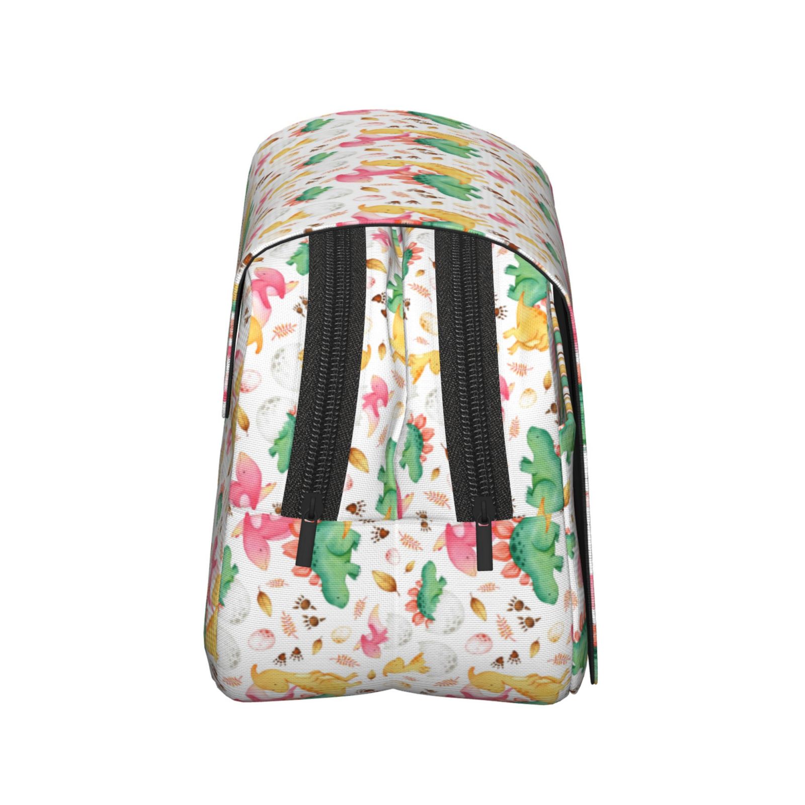 Rateoe Cute Baby Dinosaurs Pattern Double Clamshell Pen Case, Storage Organizer with Two Zipper Compartments– Holds Up to 50 Pencils & Pens
