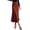 Brown, variant on Womens Spring Summer Long Satin Skirt Silk Elegant High Waist Cocktail Party Wedding Flowy A-Line Midi Skirts