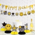thumbnail image 2 of Decoración para fiesta de primer cumpleaños de Outus One Happy Dude (9 unidades), 2 of 6