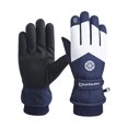 thumbnail image 2 of Naierhg 1 Pair Unisex Gloves Plush Lining Non-slip Thicken Mittens Waterproof Touch Screen Gloves Blue, 2 of 8